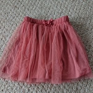 Peanuts brand pink tulle Skirt sz 4/5